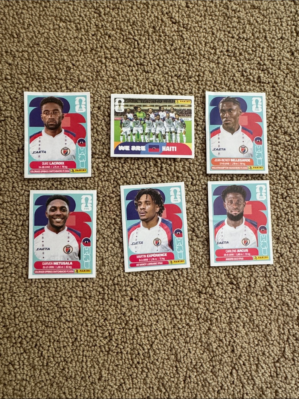 Haiti 🇭🇹 soccer stickers Fifa